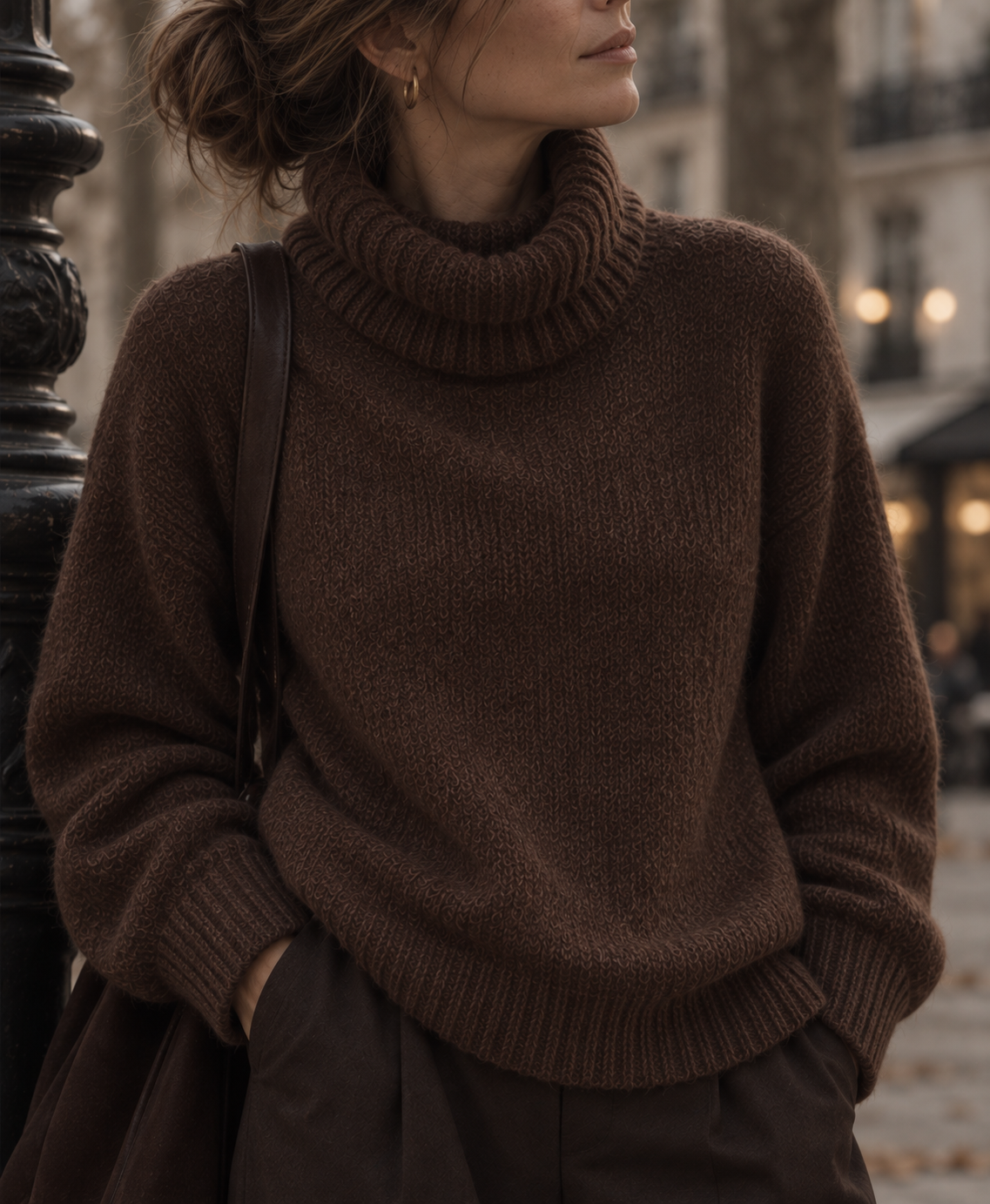Le Pull à Col Montant