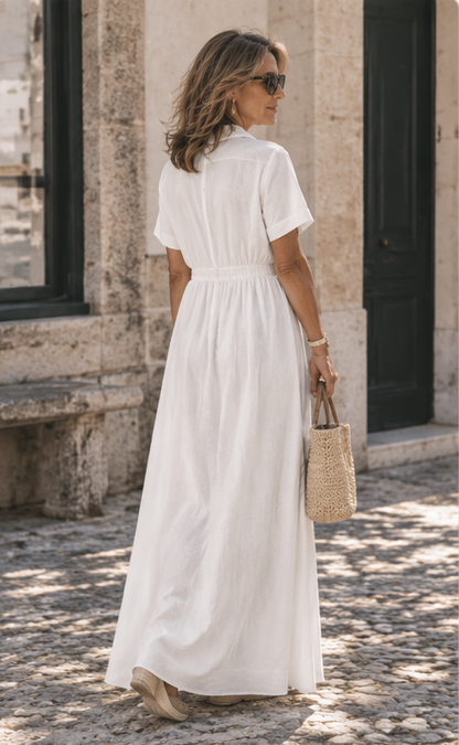 La Robe Midi en Lin Juliette