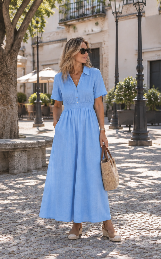 La Robe Midi en Lin Juliette