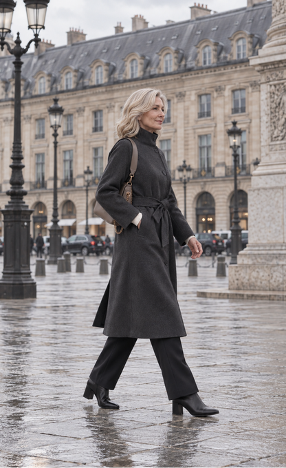 Le Manteau Ceinturé Monceau