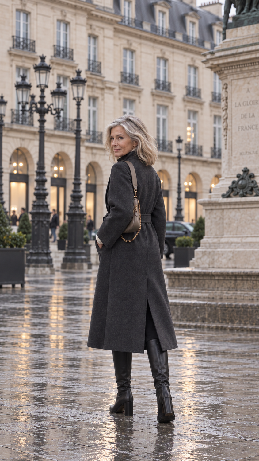 Le Manteau Ceinturé Monceau