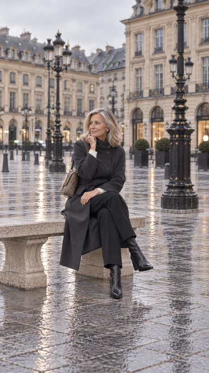 Le Manteau Ceinturé Monceau