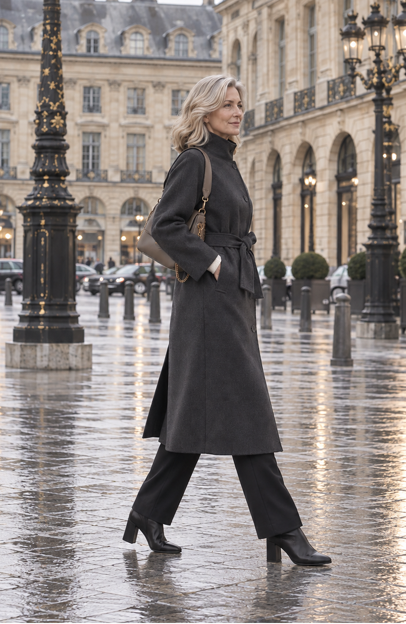 Le Manteau Ceinturé Monceau