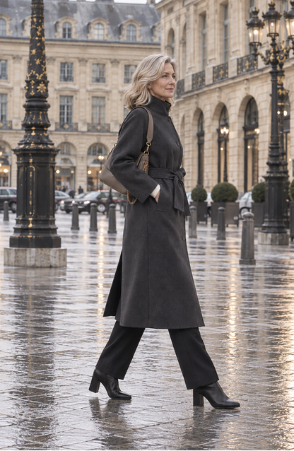 Le Manteau Ceinturé Monceau