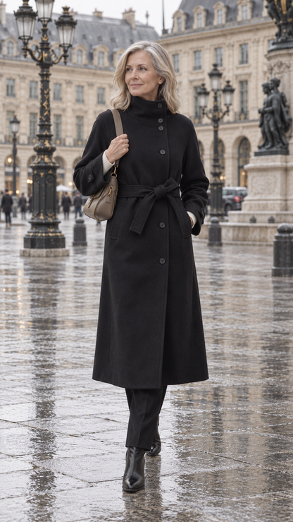 Le Manteau Ceinturé Monceau