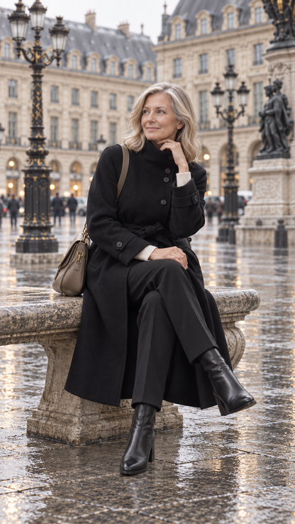 Le Manteau Ceinturé Monceau