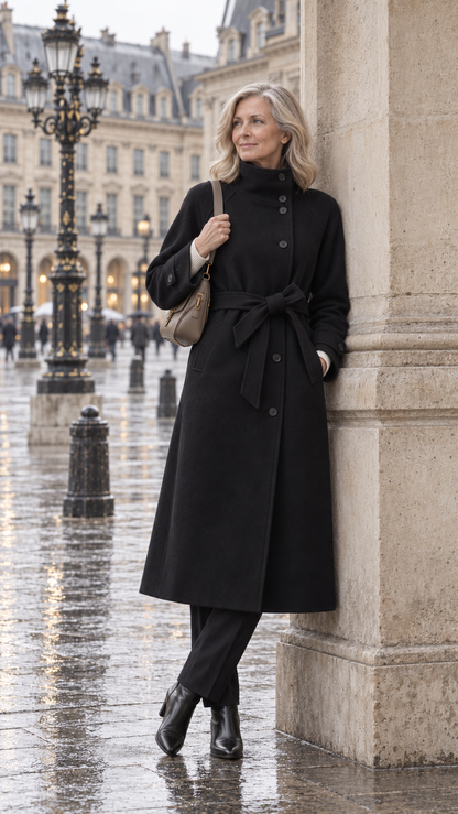 Le Manteau Ceinturé Monceau