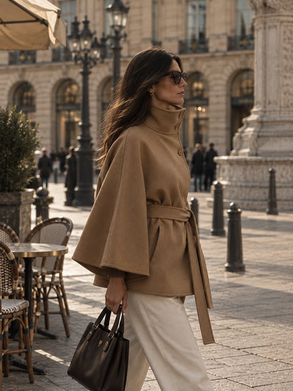 La Veste Cape Ceinturée