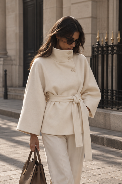 La Veste Cape Ceinturée