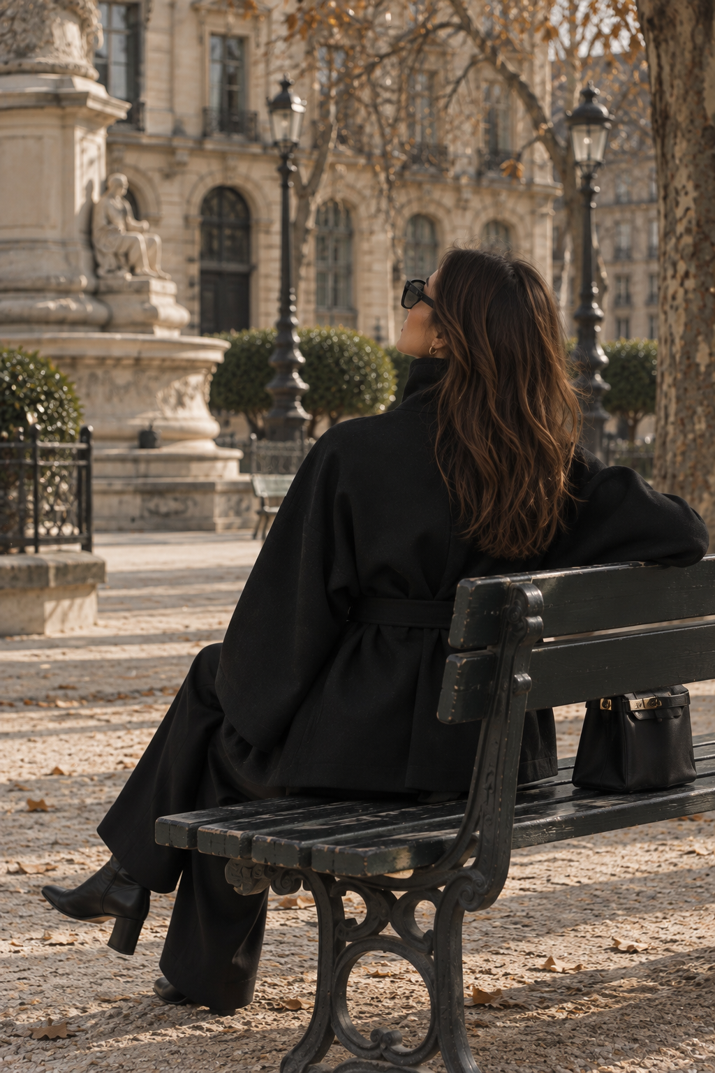 La Veste Cape Ceinturée