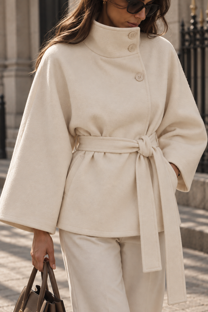 La Veste Cape Ceinturée
