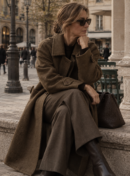 Le Manteau Héritage Double Face