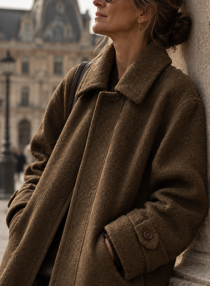 Le Manteau Héritage Double Face