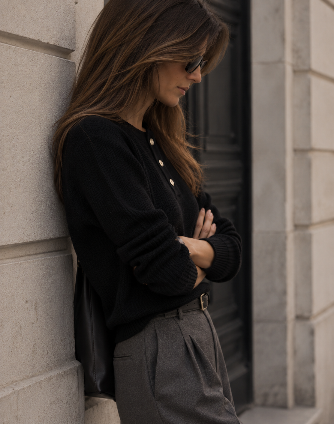 Le Pull Henley Côtelé