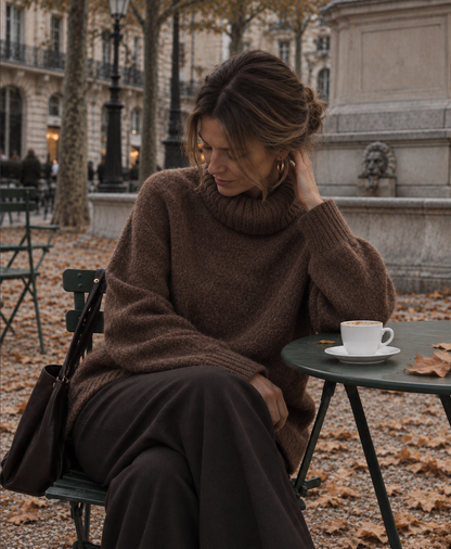 Le Pull à Col Montant