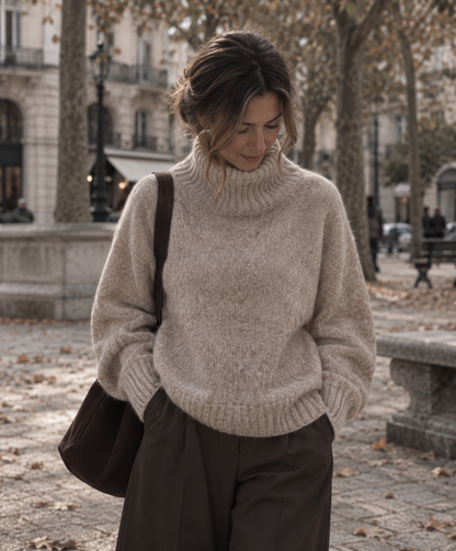 Le Pull à Col Montant