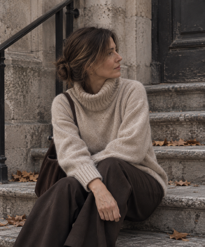Le Pull à Col Montant