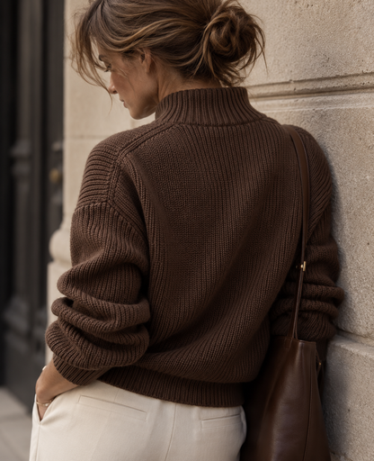 Le Cardigan Zippé En Maille