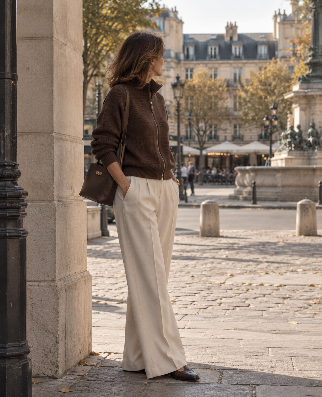 Le Cardigan Zippé En Maille